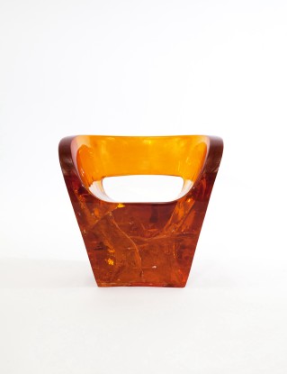 Ron Arad, Little Albert (crystalline) Orange, 2022